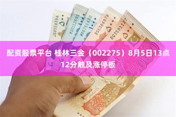 配资股票平台 桂林三金（002275）8月5日13点12分触及涨停板