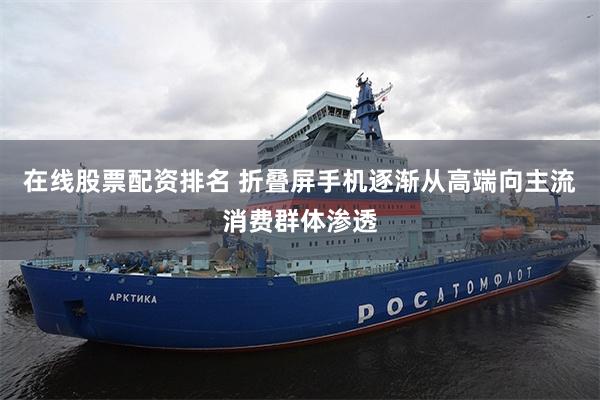 在线股票配资排名 折叠屏手机逐渐从高端向主流消费群体渗透